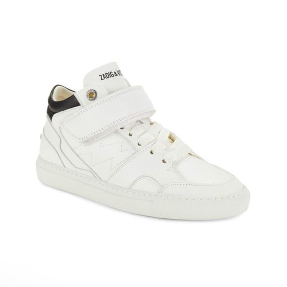 Zadig & Voltaire logo-print touch-strap sneakers NEW  Size 41 - Picture 1 of 14